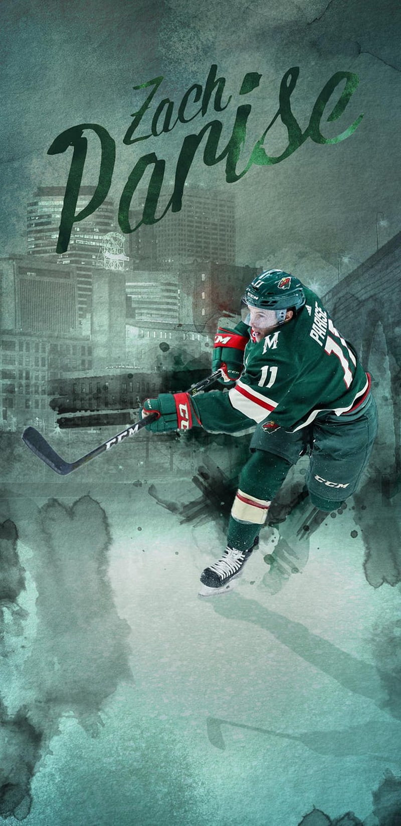 Minnesota Wild (NHL) iPhone X/XS/XR Lock Screen Wallpaper
