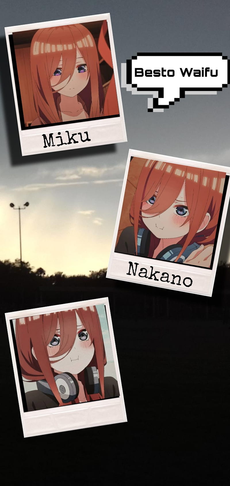 Nakano Miku, Anime, Quintillizas, NakanoMiku, HD phone wallpaper