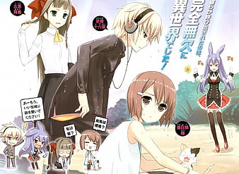 Anime wallpaper mondaiji-tachi ga isekai kara kuru sou desu yo? 2560x1440  252620 es