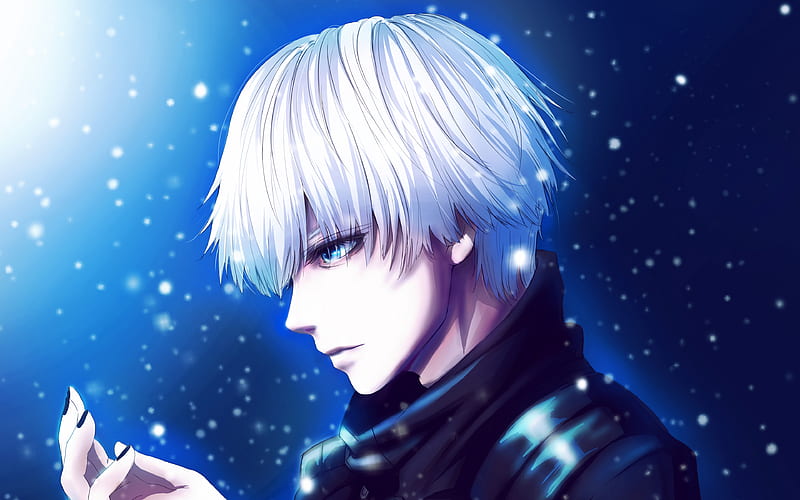 Ken Kaneki With White Hair Live Wallpaper