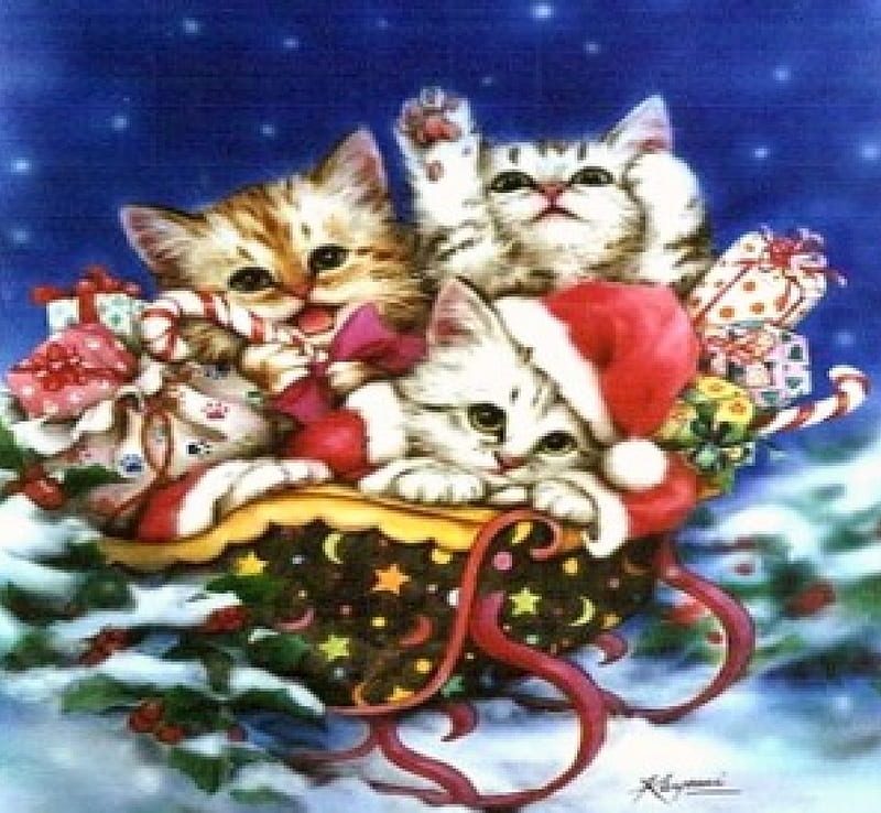 Christmas Joy, pretty, draw and paint, holidays, jolly, adorable, xmas ...