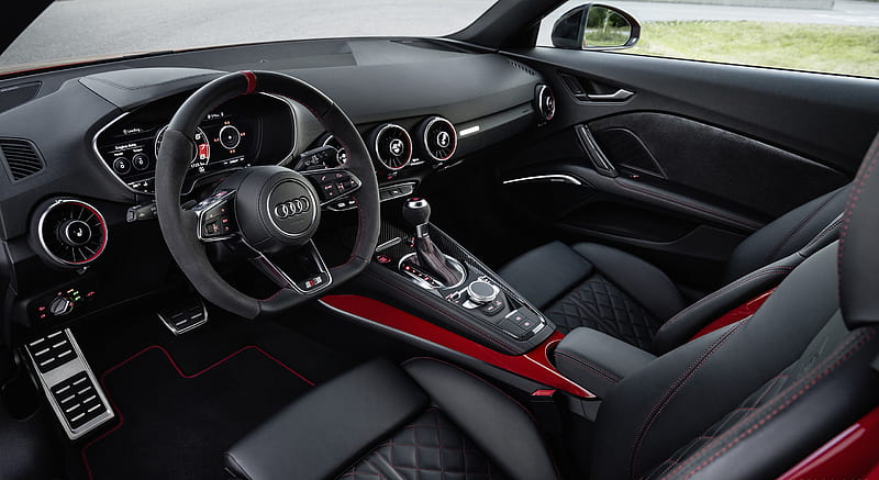 2021 Audi TTS Coupe Competition Plus (Color: Tango Red) - Interior , car, HD wallpaper