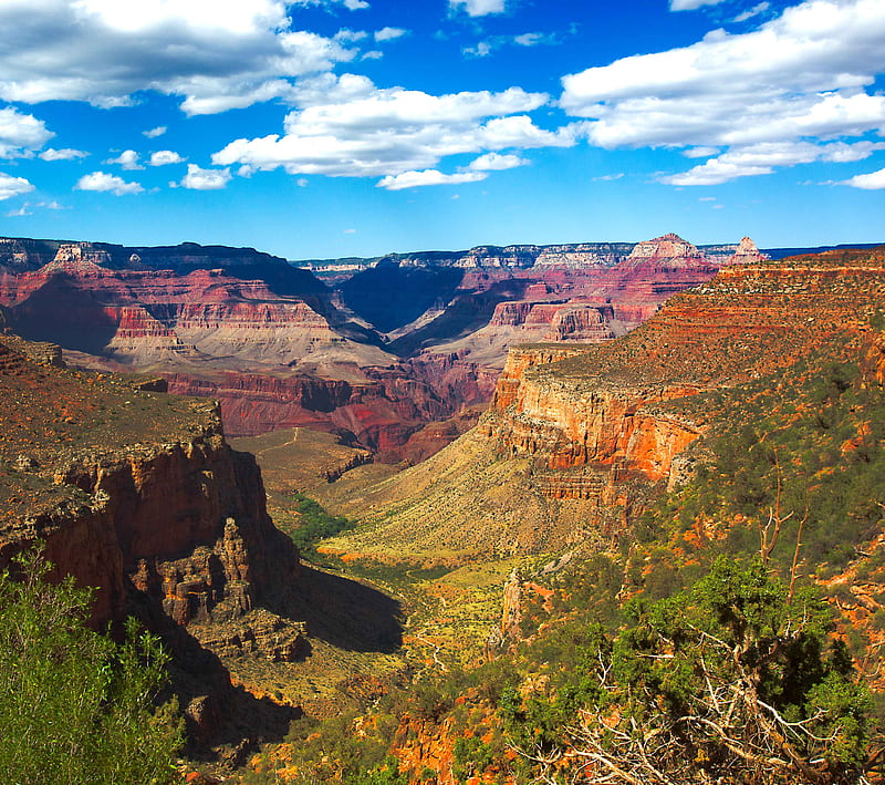 Grand Canyon 3, america, arizona, beauty, nature, park, usa, HD wallpaper