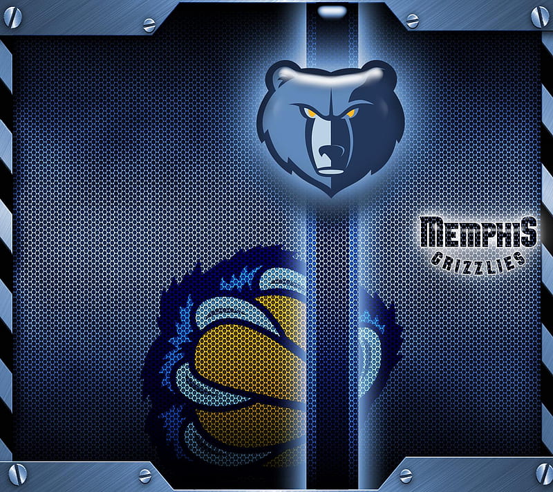 Memphis Grizzlies, basketball, bear, blue, nba, HD wallpaper