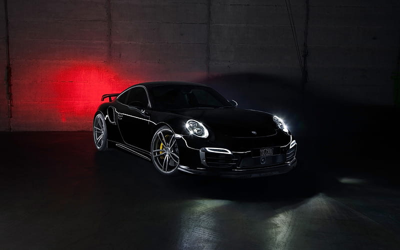 Porsche 911 Turbo 2, porsche, carros, black, HD wallpaper