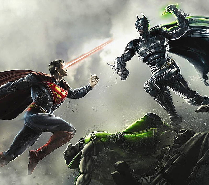 Superman vs batman, dibujos animados, historietas, corriente continua,  dibujadas, Fondo de pantalla HD | Peakpx
