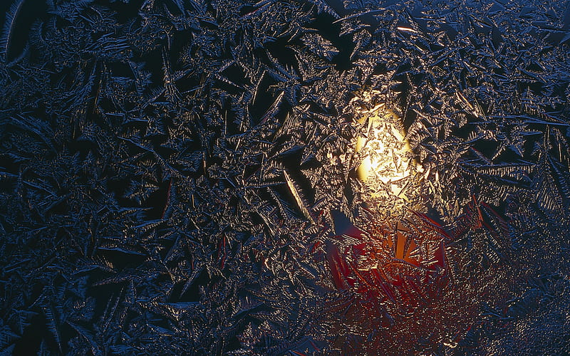 candlelight through frosted windows pattern, HD wallpaper
