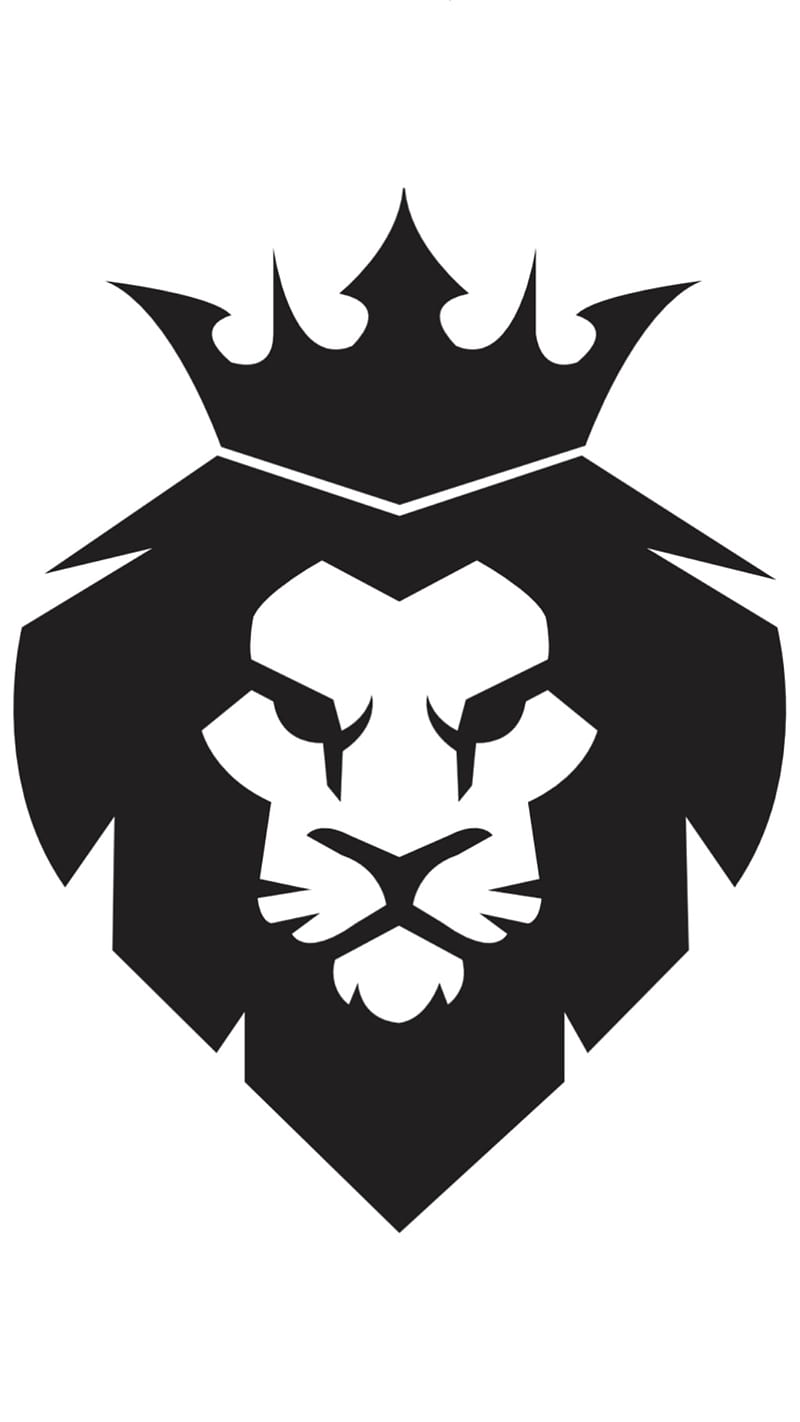 The Lion King, iphone, jungle, king, leon, lion, logo, reyleon, samsung, white, HD phone wallpaper