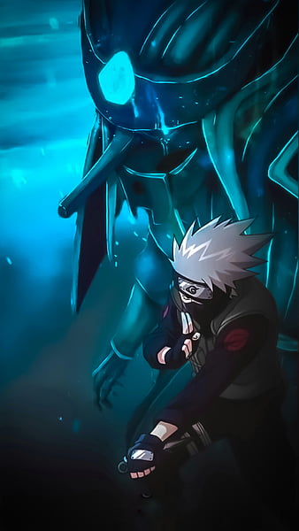 Venom kakashi, electric blue, art, HD phone wallpaper | Peakpx