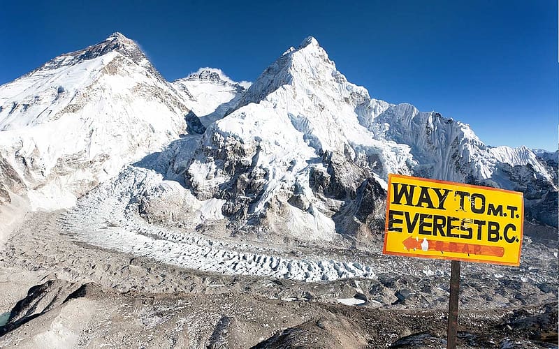 Everest base camp trek, nepal, travel, trekking, everest, HD wallpaper