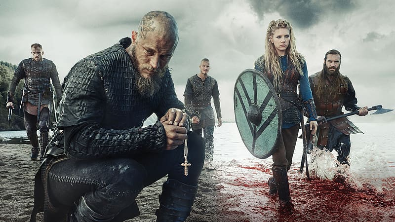 Tv Show, Vikings (Tv Show), Vikings, Lagertha (Vikings), Ragnar Lothbrok, Floki (Vikings), Rollo (Vikings), HD wallpaper