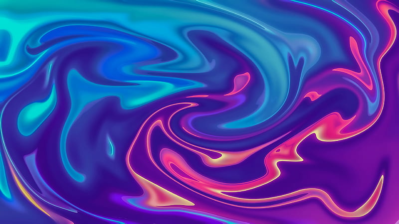Abstract Gradient Swirl , abstract, gradient, digital-art, HD wallpaper