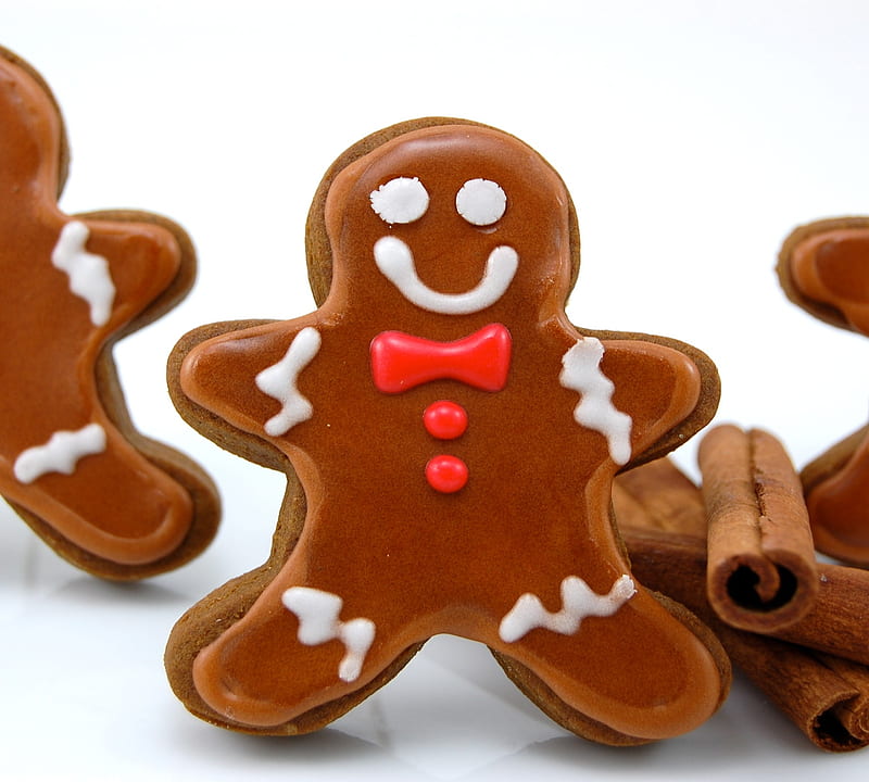 Thick Gingerbread Man, Thick, Man, Abstract, graphy, Gingerbread, HD wallpaper