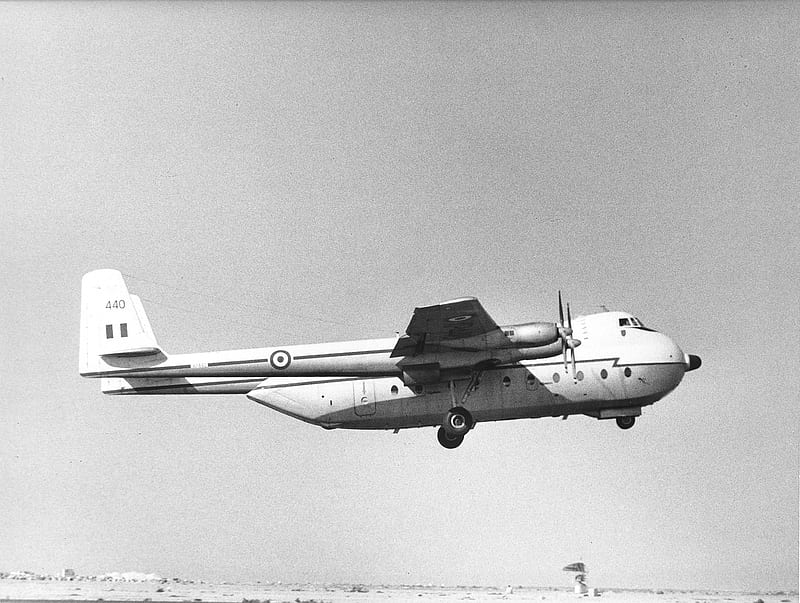 Argosy the Royal Air Force Transport Aircraft Masirah 1970 , military, aircraft, HD wallpaper