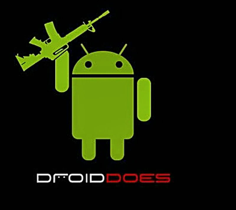 Android Rifle, droid, firearms, guns, HD wallpaper
