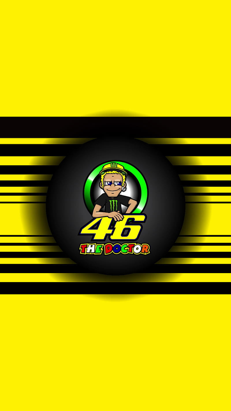 Valentino Rossi 46 Greeting Card For Sale By Saparuddin - 46 Rossi Logo  Png, Transparent Png , Transparent Png Image - PNGitem