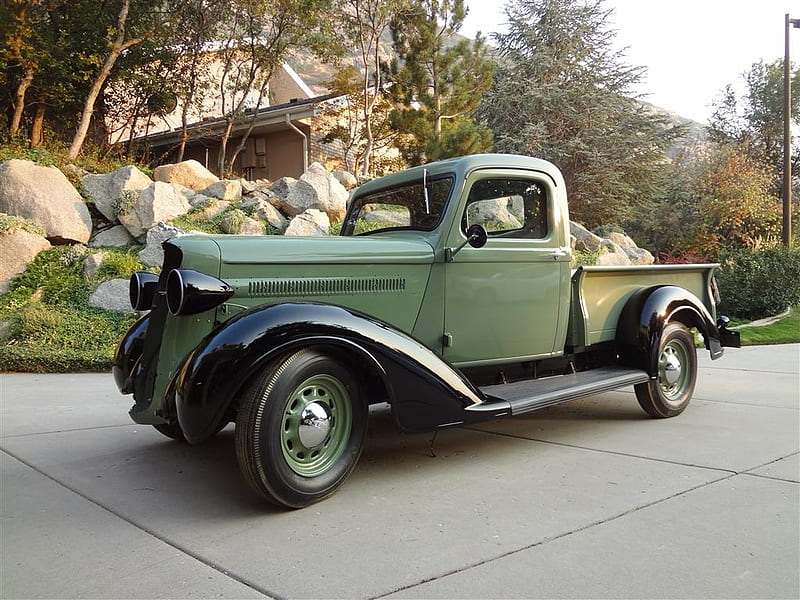 1936 Dodge LC 1/2 Ton Pickup 3-Speed, 3-Speed, Old-Timer, LC, Truck, Dodge, Ton, Pickup, HD wallpaper