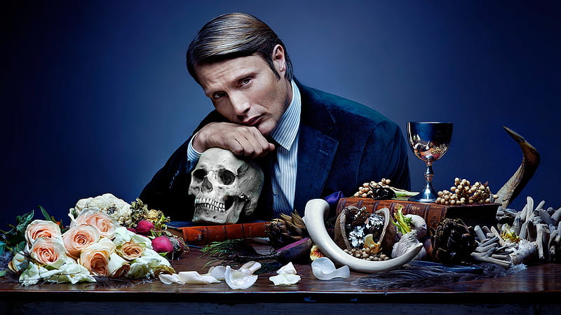 Mads Mikkelsen - Hannibal, Danish, film, Mads Mikkelsen, Hannibal Lecter, tv show, Dr Hannibal Lecter, tv series, Hannibal, actor, HD wallpaper