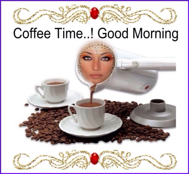 Coffee time, Carmenmbonilla, AdeleG, Lamamake, Monarch, HD wallpaper