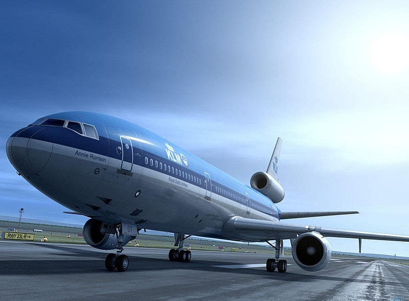 Tupoleuv, commercial airplane, airliner, klm, HD wallpaper