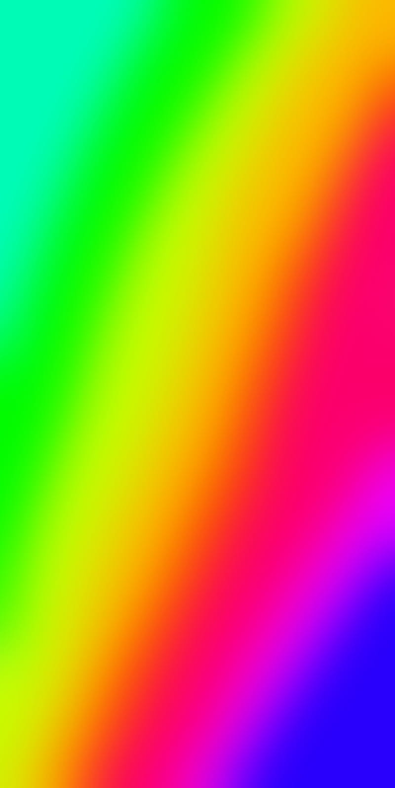 Rainbow, colour, full, pink, screen, HD phone wallpaper | Peakpx