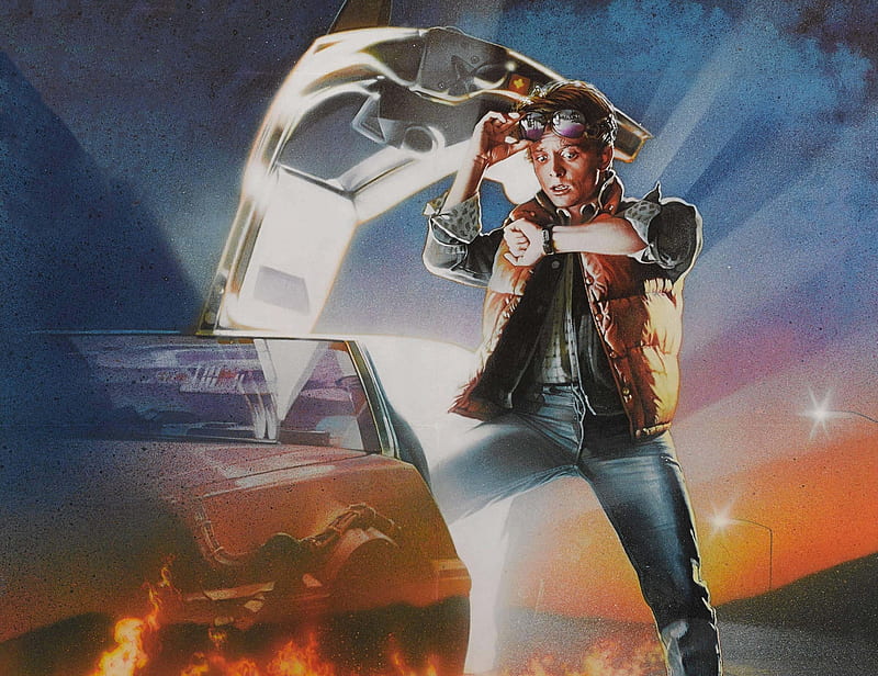 Back To The Future, Marty McFly, Michael J. Fox, HD wallpaper