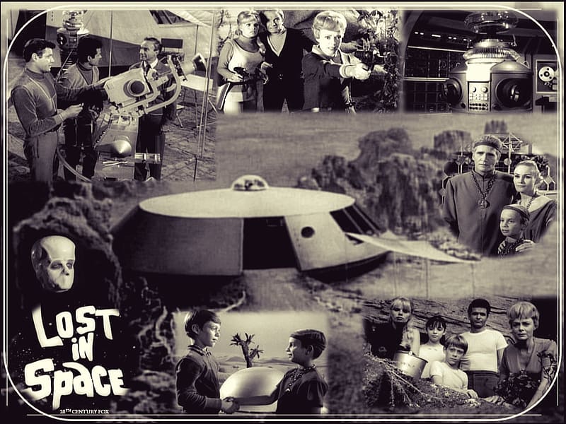 Classic Lost in Space, Jupiter 2, Ribot, Robot, John Robinson, Will Robinson, Lost in Space, Maureen Robinson, HD wallpaper