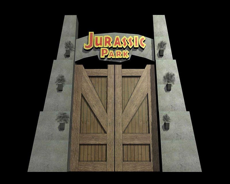 I&;ve been wanting to work on a Jurassic Park MOD for awhile. I made this sometime ba. Jurassic park party, Jurassic park birtay party, Jurassic park topper, Jurassic Park Gate, HD wallpaper