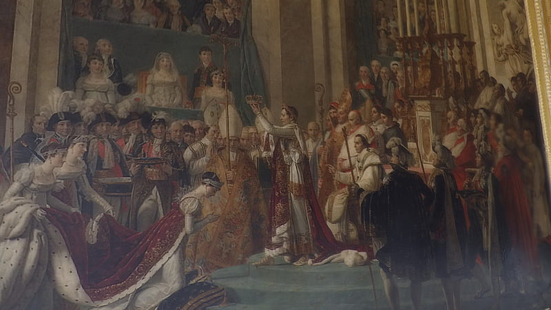 Coronation of Napoleon Bonaparte - 3D model by jeremy [ff856b6], Napoleon Painting, HD wallpaper