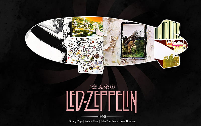 Led Zeppelin albums, John Bonham, John Paul Jones, Jimmy Page, Robert Plant, HD wallpaper