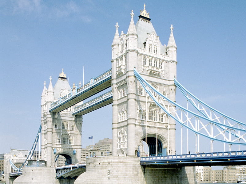 Tower Bridge-London graphy, HD wallpaper