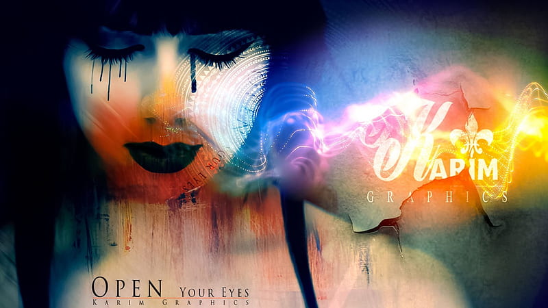 Open your eyes__shop Cc _ By KarimGFX, karim, elena, lena, mirak, HD wallpaper