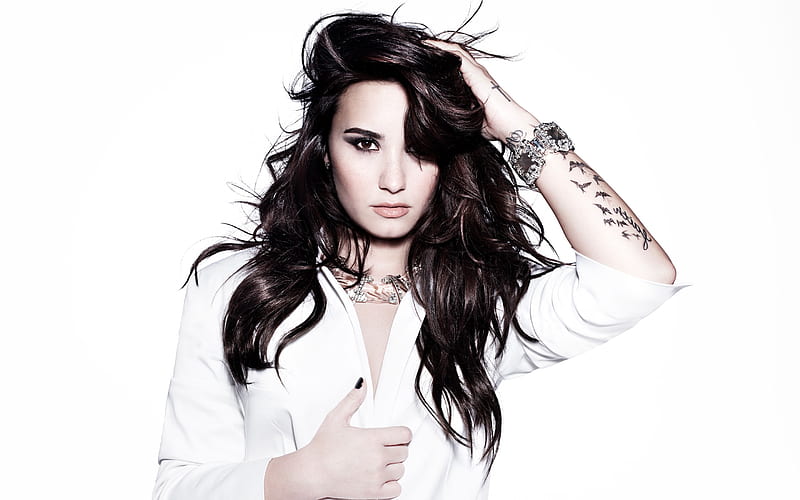 Demi Lovato 3, demi-lovato, celebrities, girls, actress, HD wallpaper