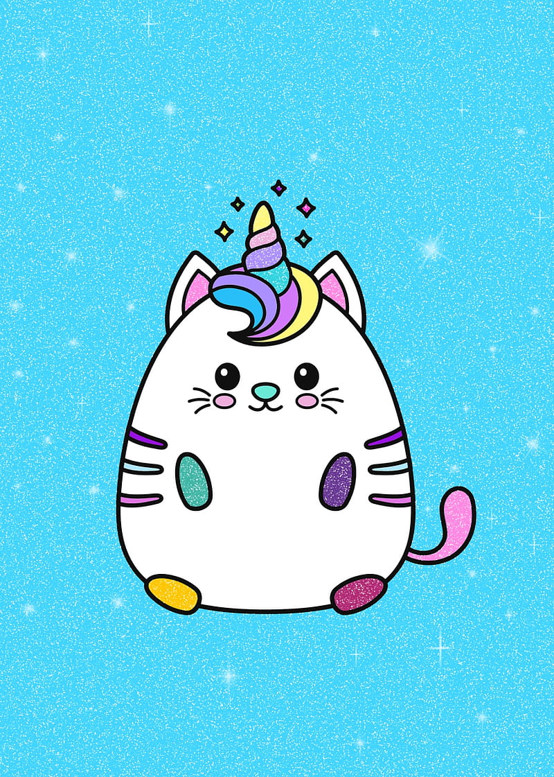 Lolli, cartoon, coloring, cute, unicorn, HD phone wallpaper | Peakpx