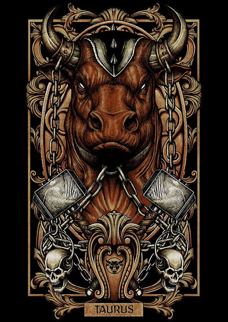 Blue Taurus the Bull by DarkWorkX