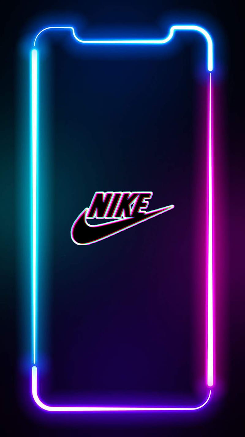 Nike neon 3, neon light, sports, swoosh, HD phone wallpaper