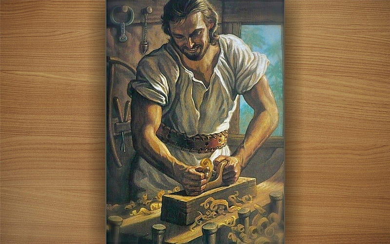 Jesus - Carpenter, worker, Christ, carpenter, Jesus, HD wallpaper