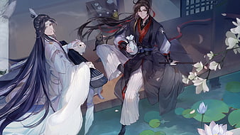 Wallpaper Shoujo, Red Eyes, Wei Wuxian, Mo Dao Zu Shi, Flute -  Resolution:1920x1080 - Wallpx