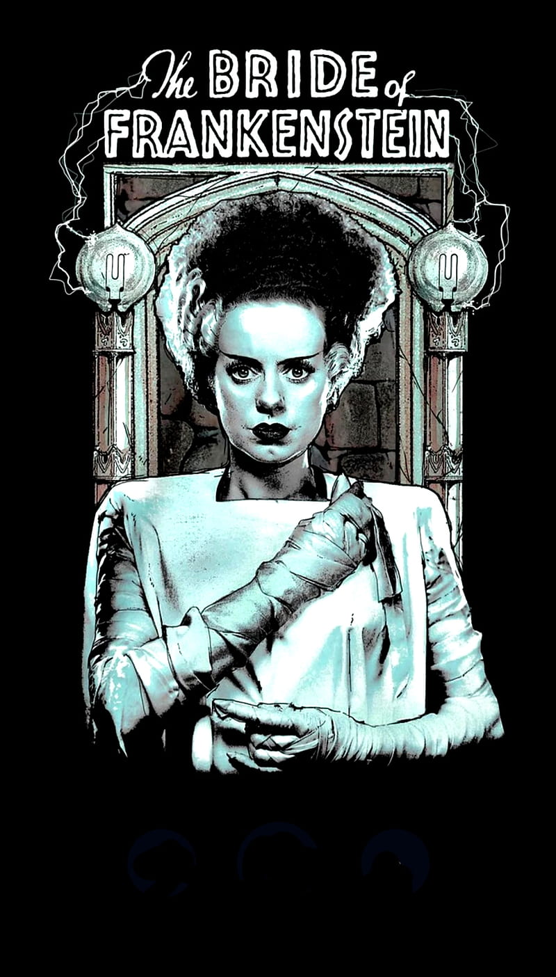 Bride Frankenstein, horror, HD phone wallpaper