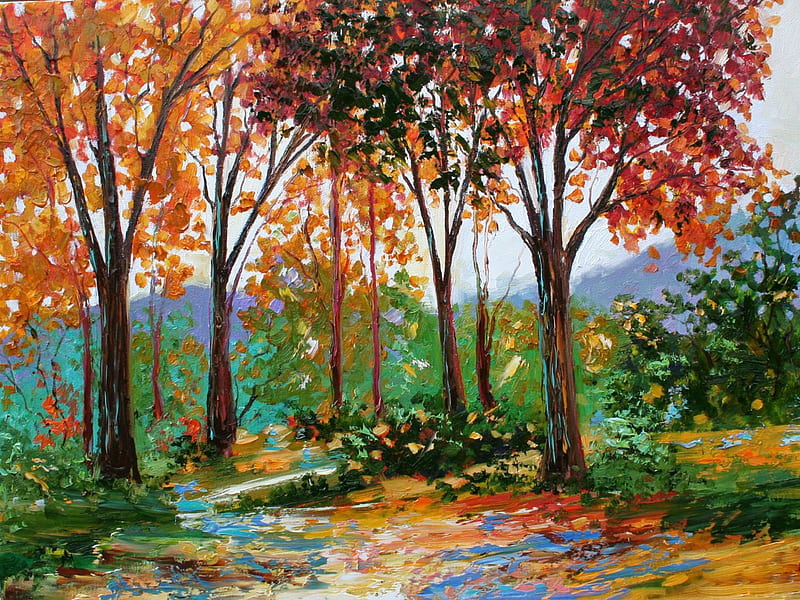 Autumn Oil Paintings [] for your , Mobile & Tablet. Explore Painting . Famous Paintings , How to Paint Over , How to Paint Paintable, HD wallpaper