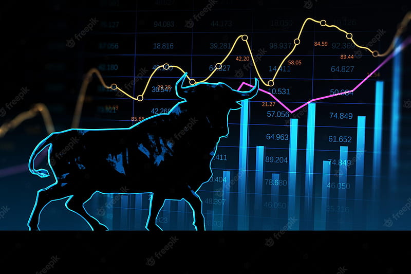 Fragile Bull Market Stock Photo by ©lightsource 68963965