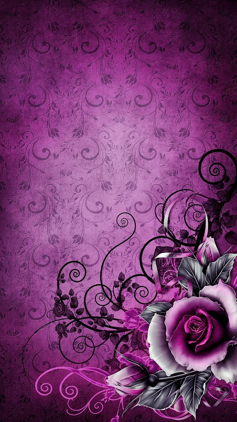 Vintage Purple Background