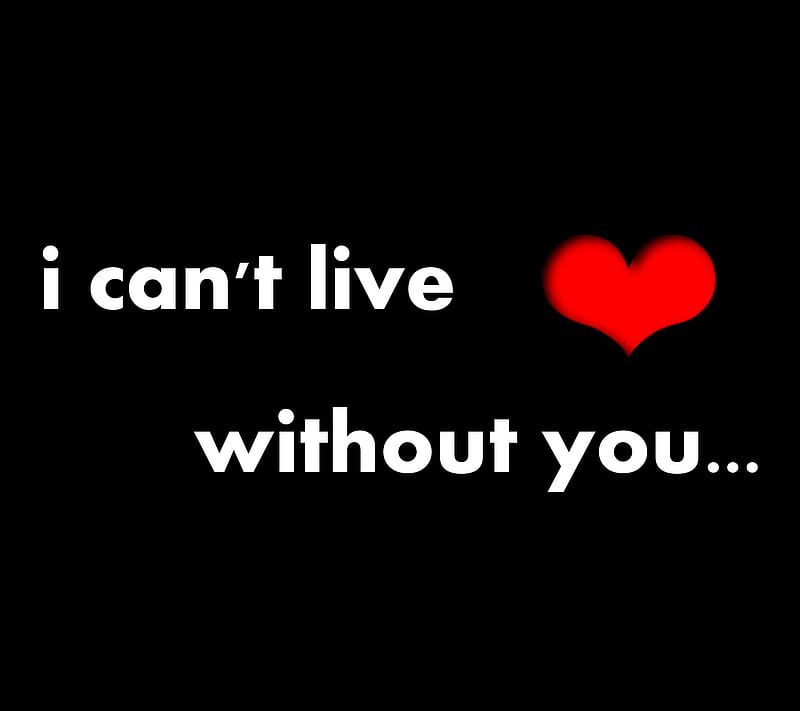 Without You, love, sayings, HD wallpaper