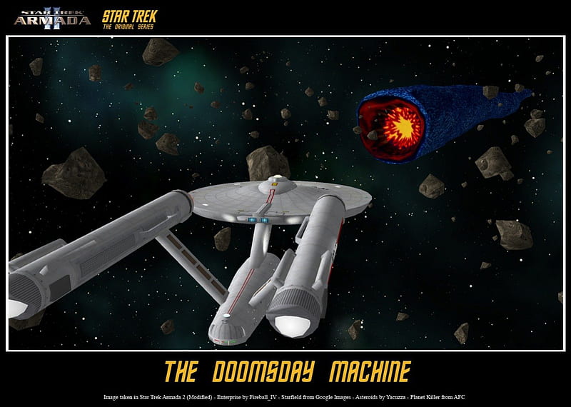 The Doomsday Machine by David Akerson, doomsday machine, planet killer, star trek, the doomsday machine, HD wallpaper
