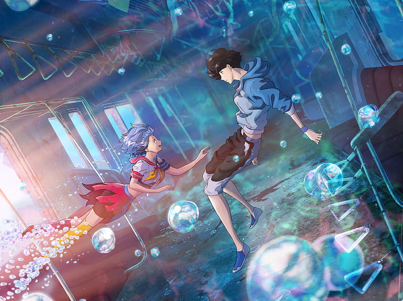 Anime, Bubble, Uta (Bubble) , Hibiki (Bubble), HD wallpaper