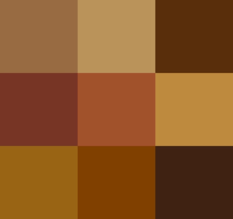 Browns, Colores, Marrones, Tones, Variations, HD wallpaper