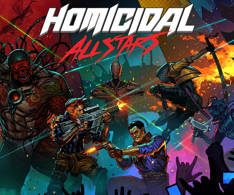 Homicidal All-Stars Gaming Poster, HD wallpaper