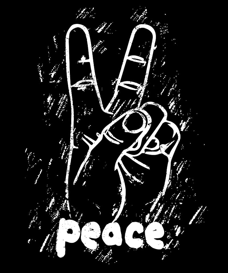 Peace Sign, fingers, hippy, iCreate, retro, HD phone wallpaper | Peakpx