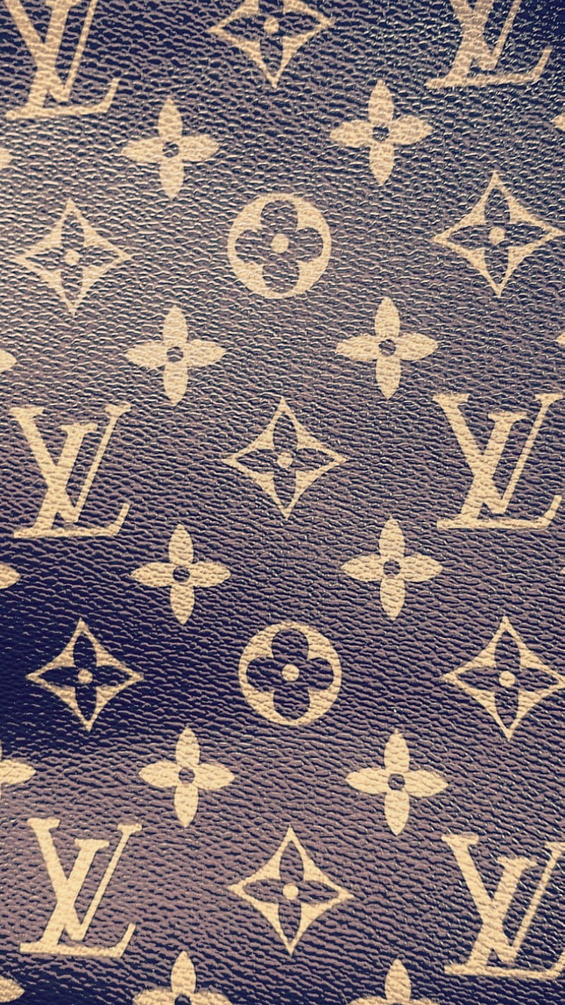 Louise Vutton, 3d, brown, fabric, glitter, golden, leather, logo, lv,  monogram, HD phone wallpaper