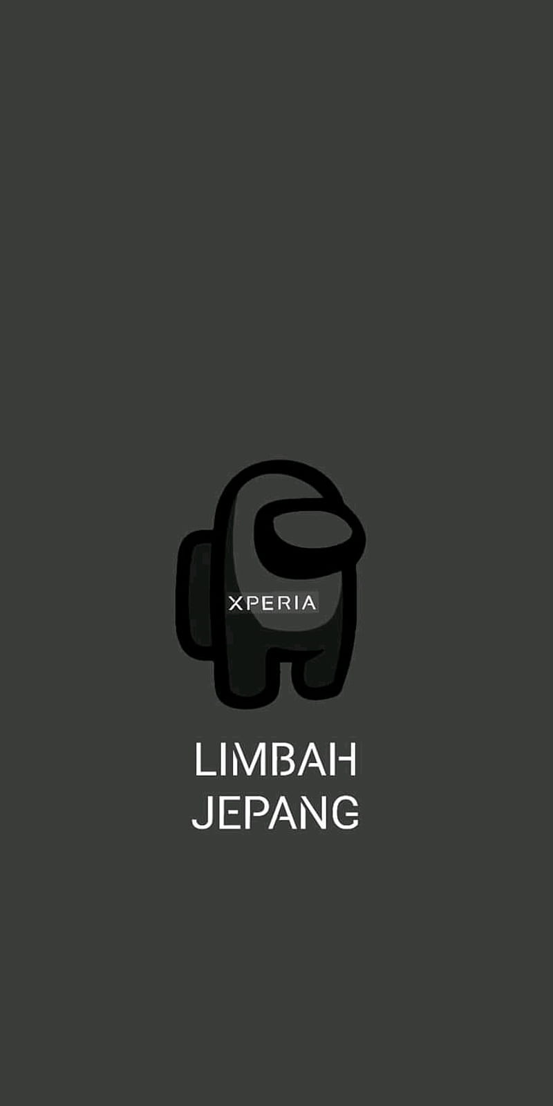 Among Us Xperia, black, lock, HD phone wallpaper
